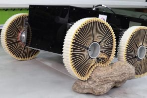 Morphing wheel research can ride over uneven surfaces and obstacles