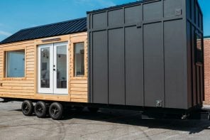 Light-Filled & Airy Tiny Home Eliminates Stairs By Arranging All Rooms On One Floor
