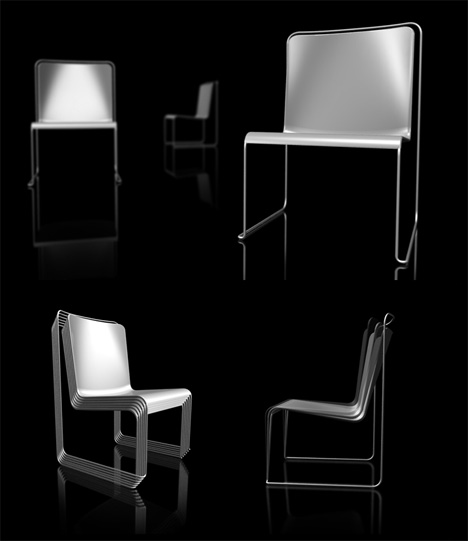 Paperclip Chair by Chris Kujawski