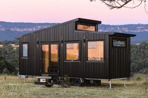 This Sleek All-Black Tiny Home Proves How Less Is More With This Simple & Compact Layout